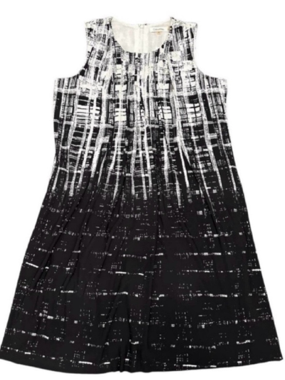 ❤️ Black and White Sleeveless CALVIN KLEIN Dress - Size Medium